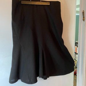 Jones NY 100% Wool "mermaid'  shaped skirt Size 12
